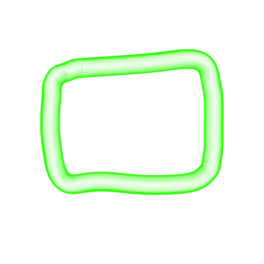 Web kullanımı için Yeşil Kabarcık Şekli, Basit PNG ResmiName