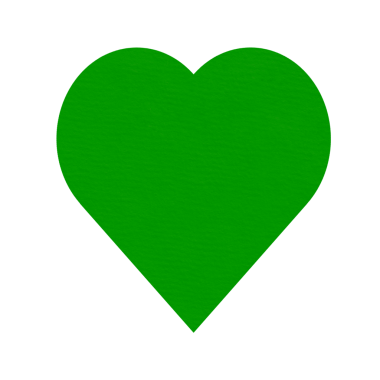 Yeşil Kalp Dokusu, Web Kullanımı için Basit PNG Resmi