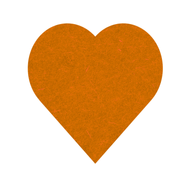 Turuncu Kalp Dokusu, Web Kullanımı için Basit PNG Resmi