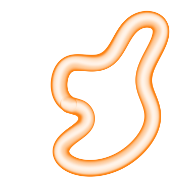 Orange Bubble Blob, Web kullanımı için basit PNG resmi