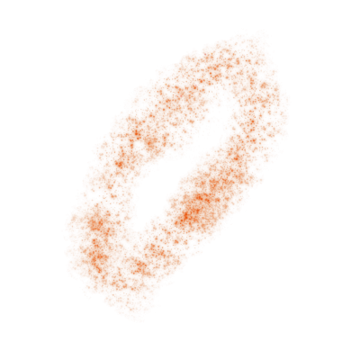 Soyut Kırmızı Parıltı Parçacıkları