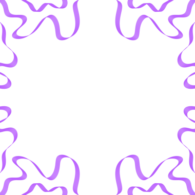 Mor Kurdele Çerçeve Kenarlığı