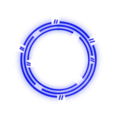 Soyut Neon Çerçeve, Basit PNG Resimleri