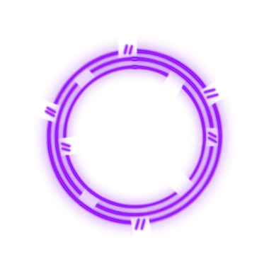 Soyut Neon Çerçeve, Basit PNG Resimleri