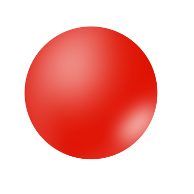 Parlak plastik küreler gerçekçi