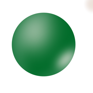 Parlak plastik küreler gerçekçi