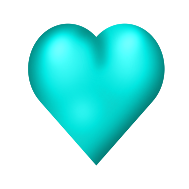 3d Parlak Kalp, Web Kullanımı için Basit PNG Resmi