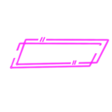 Ağ kullanımı için soyut Neon Çerçeve, Basit PNG Resim