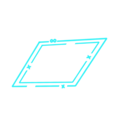 Ağ kullanımı için soyut Neon Çerçeve, Basit PNG Resim