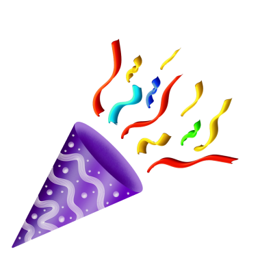 Dekorasyon doğum günü partisi, Web Kullanımı için Basit PNG Resmi