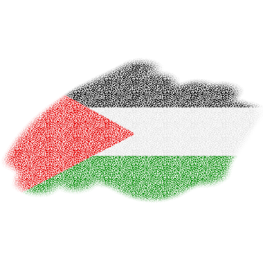 Filistin Fırça Bayrak Boyası