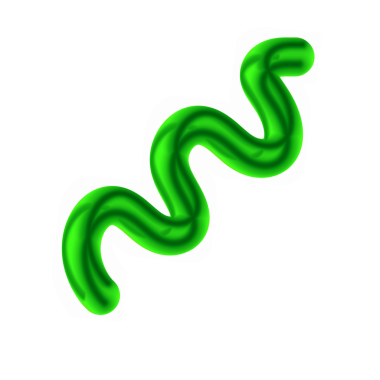 Soyut Yeşil Dalga Çizgisi