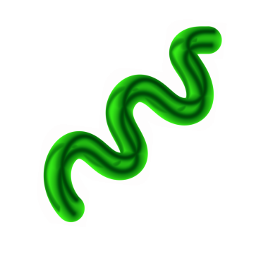 Soyut Yeşil Dalga Çizgisi