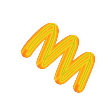 3 Boyutlu Sarı Dalga Çizgisi