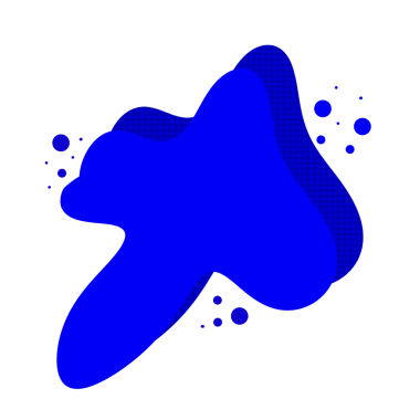 Soyut Mavi Modern Sancak