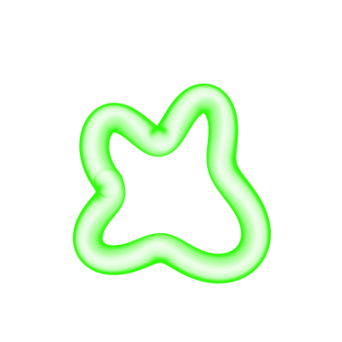 Yeşil Baloncuk Blob, Web Kullanımı için Basit PNG Resmi