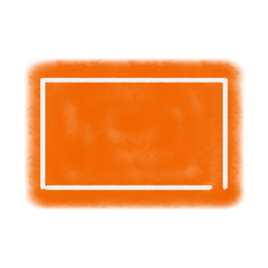 Turuncu Grunge Fırça Pankartı