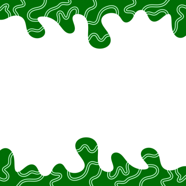 Soyut Dalga Çerçeve Kenarlığı, Şeffaf Arkaplan Üzerinde Basit PNG