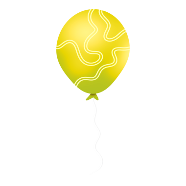 Balon kıvrımlı kurdeleyle gerçekçi bir şekilde hazırlandı