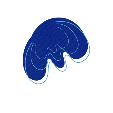 Mavi Soyut Şekil, Web Kullanımı için Basit PNG Resmi