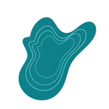 Cyan Soyut Şekli, Web Kullanımı için Basit PNG Resmi