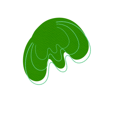 Web kullanımı için Yeşil Soyut Şekil, Basit PNG Resmi