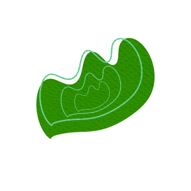 Web kullanımı için Yeşil Soyut Şekil, Basit PNG Resmi