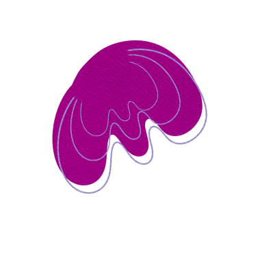 Mor Soyut Şekil, Web Kullanımı için Basit PNG Resmi