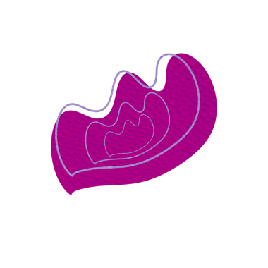 Mor Soyut Şekil, Web Kullanımı için Basit PNG Resmi