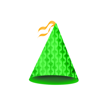 Renkli Doğumgünü Kapağı Beyaz Arkaplanda tecrit, Şeffaf Arkaplanda Basit Png 