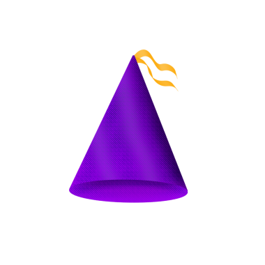 Renkli Doğumgünü Kapağı Beyaz Arkaplanda tecrit, Şeffaf Arkaplanda Basit Png 