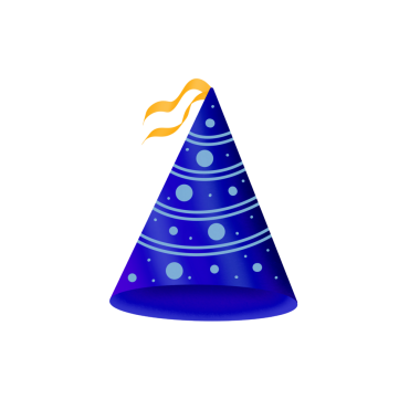 Renkli Doğumgünü Kapağı Beyaz Arkaplanda tecrit, Şeffaf Arkaplanda Basit Png 