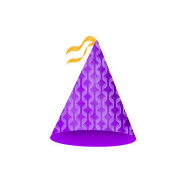 Renkli Doğumgünü Kapağı Beyaz Arkaplanda tecrit, Şeffaf Arkaplanda Basit Png 