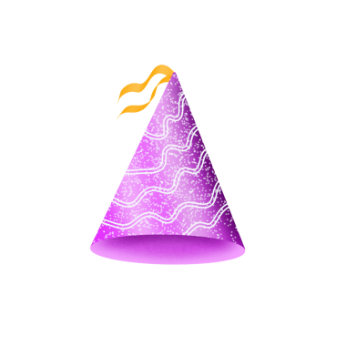 Renkli Doğumgünü Kapağı Beyaz Arkaplanda tecrit, Şeffaf Arkaplanda Basit Png 