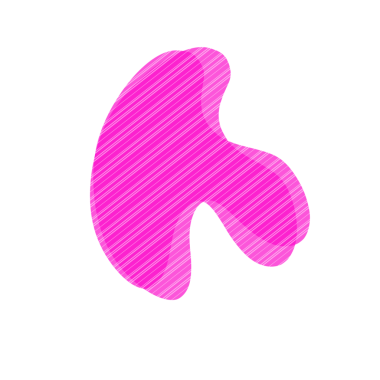 Çizgili desenli Blob, Web kullanımı için basit PNG resmi 