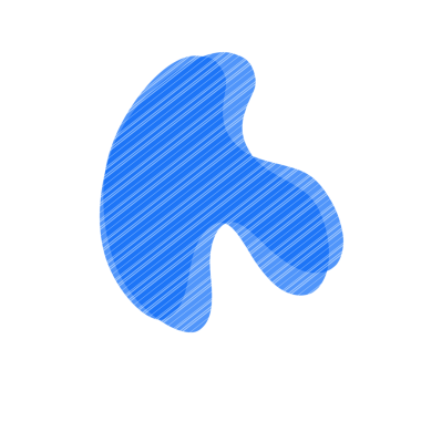 Çizgili desenli Blob, Web kullanımı için basit PNG resmi 