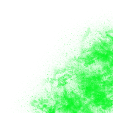 Özet Yeşil Nebula Köşesi, Web Kullanımı için Basit PNG Resmi