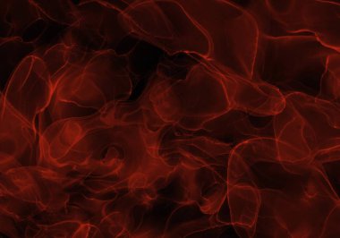 Siyah arkaplanda soyut mürekkep