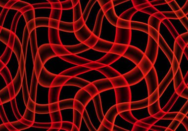 Fotoğraf kırmızı dalgalı ışık deseni arkaplanı