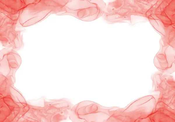 Fotoğraf soyut kırmızı mürekkep çerçevesi