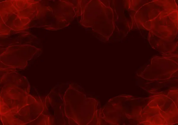 Koyu arkaplanda soyut kırmızı mürekkep çerçevesi