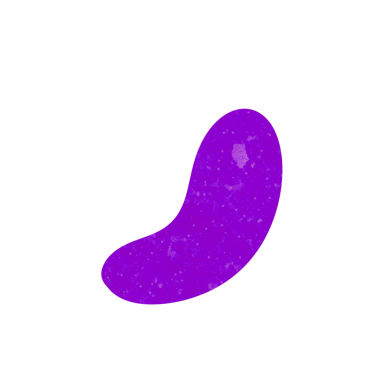 Taneli desenli Blob Renkli PNG İllüstrasyonu