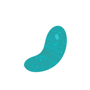 Taneli desenli Blob Renkli PNG İllüstrasyonu