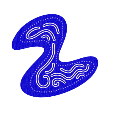 Soyut Blob Çizgisi Şekli, Renkli PNG Resimleri