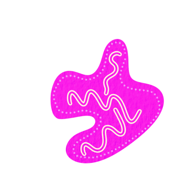 Soyut Blob Çizgisi Şekli, Renkli PNG Resimleri