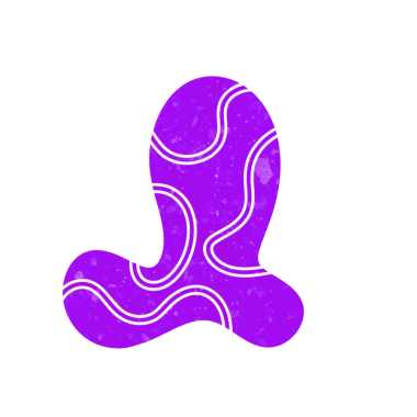 Soyut Blob Çizgisi Şekli, Renkli PNG Resimleri