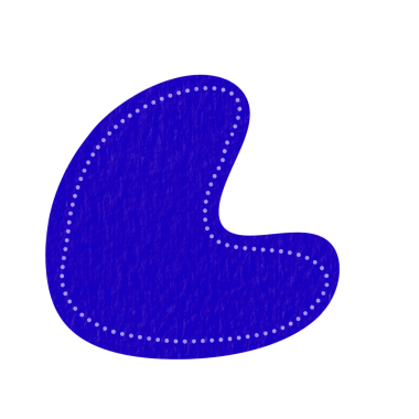 Web Kullanımı için Soyut Blob Şekli, Basit PNG Resmi 