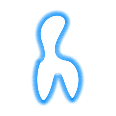 Ağ kullanımı için soyut Mavi Damla Şekli, Basit PNG Resmi 