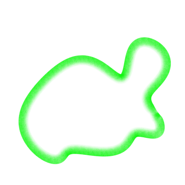 Özet Yeşil Blob, Web Kullanımı için Basit PNG Resmi