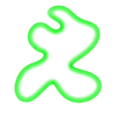 Özet Yeşil Blob, Web Kullanımı için Basit PNG Resmi